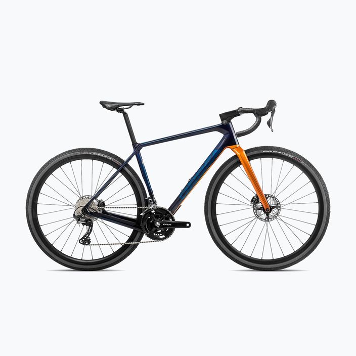 Bicicletă gravel Orbea Terra M20 Team 2023 blue carbon/leo orange