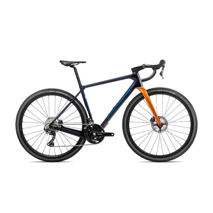 Bicicletă gravel Orbea Terra M20 Team 2023 blue carbon/leo orange 2