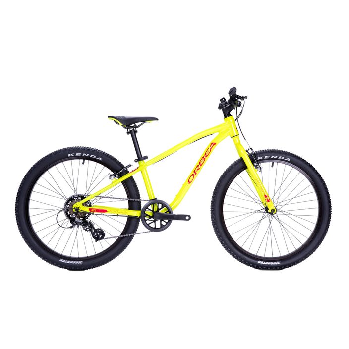 Bicicleta pentru copii Orbea MX 24 Dirt galben-roșu MX24 DIRT