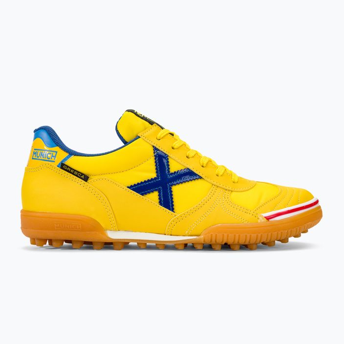 Cizme de fotbal MUNICH Gresca Genius TF amarillo 2