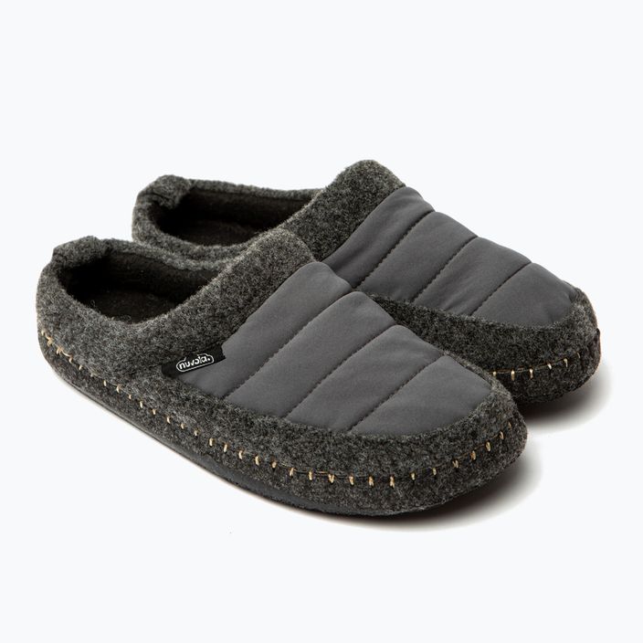 Papuci de iarnă Nuvola Zueco New Wool dark grey 10