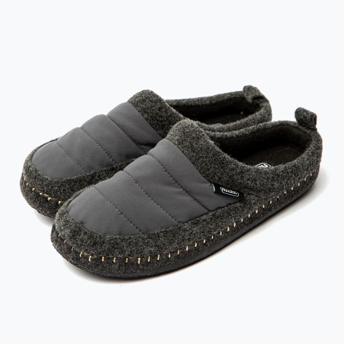 Papuci de iarnă Nuvola Zueco New Wool dark grey 11