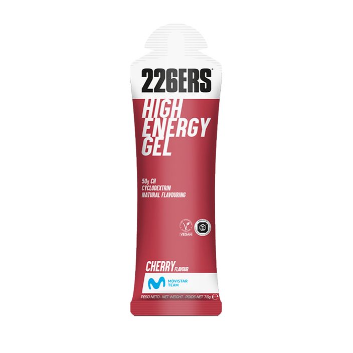 226ERS High Energy Gel energetic cu cafeină 76 g cireșe 2