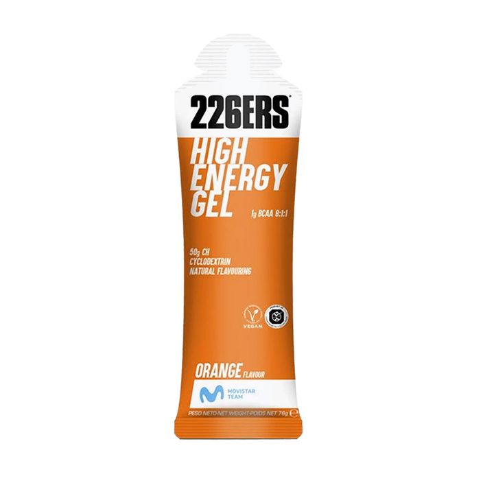 226ERS High Energy gel energetic BCAA sărat 76 g portocaliu 2