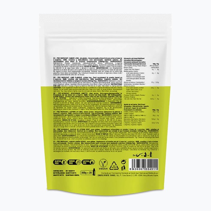 226ERS Pre Workout Pre-antrenament 300 g lime 2