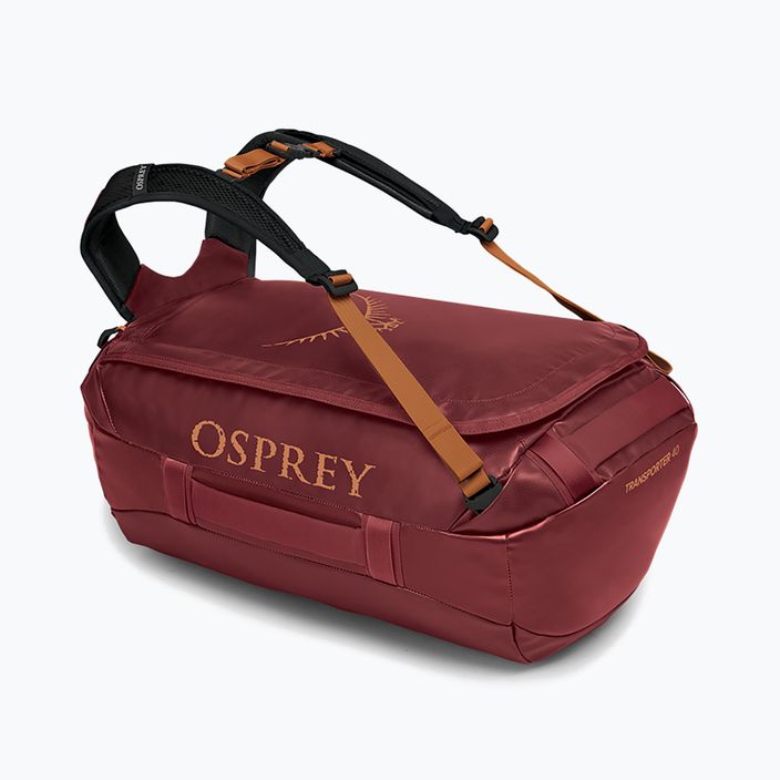 Osprey Transporter geantă de călătorie 40 l roșu munte 5