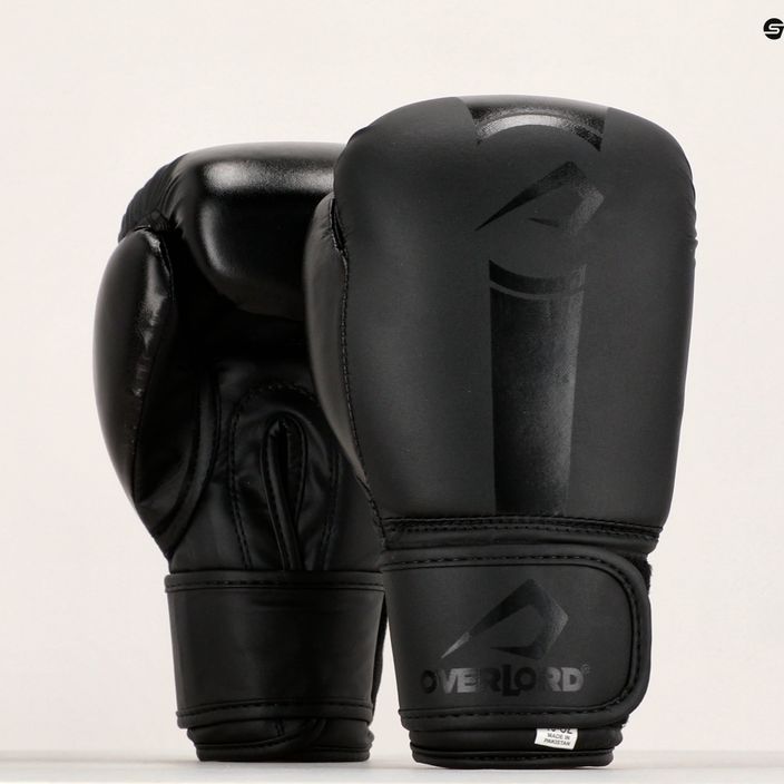 Mănuși de box Overlord Boxer negru 100003-BK/8OZ 7