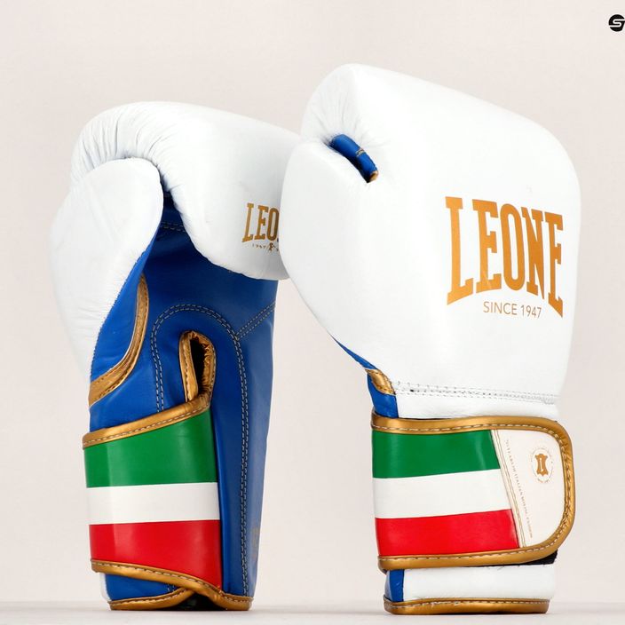 Mănuși de box Leone 1947 Italia '47 alb GN039 8