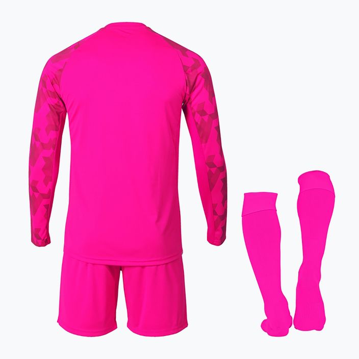 Joma Zamora VII kit de portar tricoul + pantaloni scurți + jambiere roz 102789 2