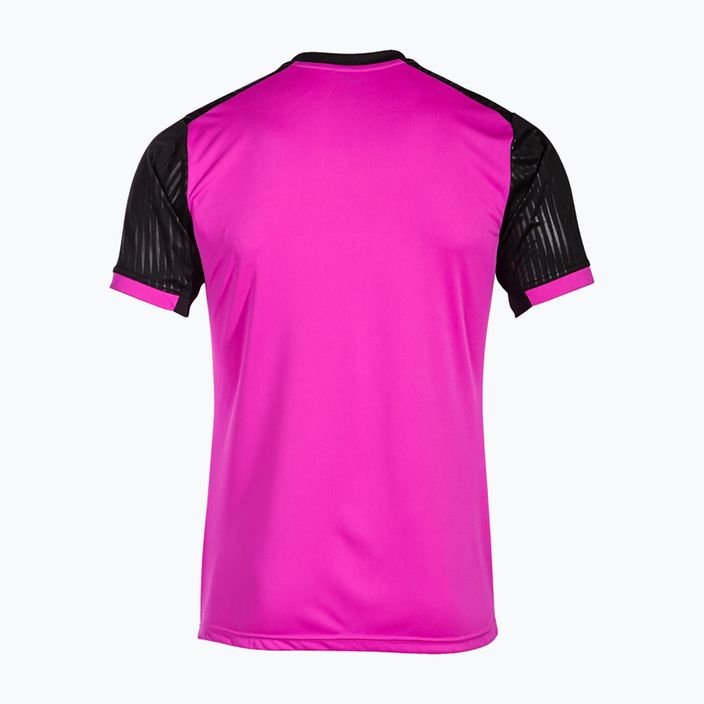 Tricou de tenis pentru bărbaț Joma Montreal fluorescent pink/black 6