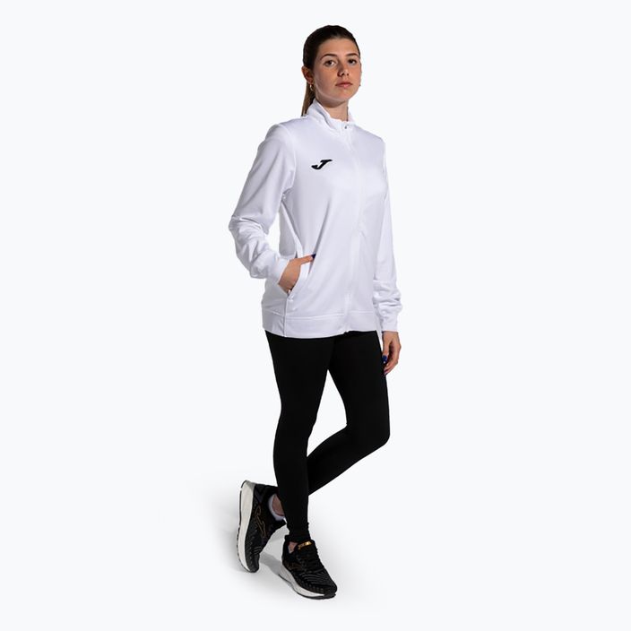 Bluză de alergat pentru femei Joma Winner II Full Zip white 2