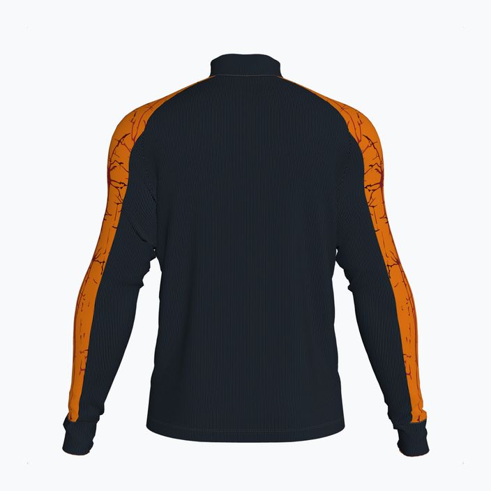Tricou de alergare Joma Elite IX pentru bărbați negru și portocaliu 102756.108 2