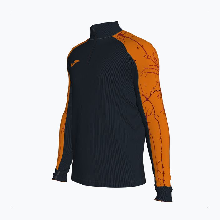 Tricou de alergare Joma Elite IX pentru bărbați negru și portocaliu 102756.108 3