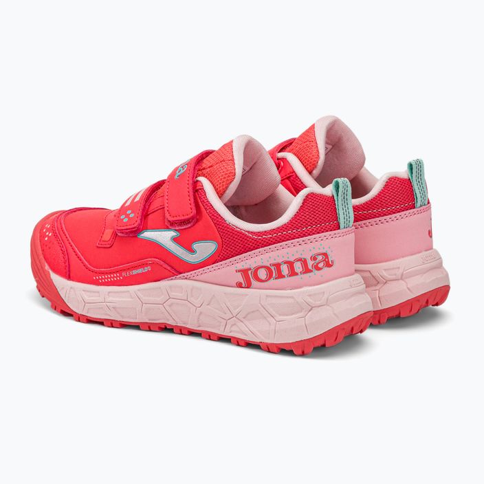 Joma J.Adventure 2210 portocaliu-roz pantofi de alergare pentru copii JADVW2210V 3