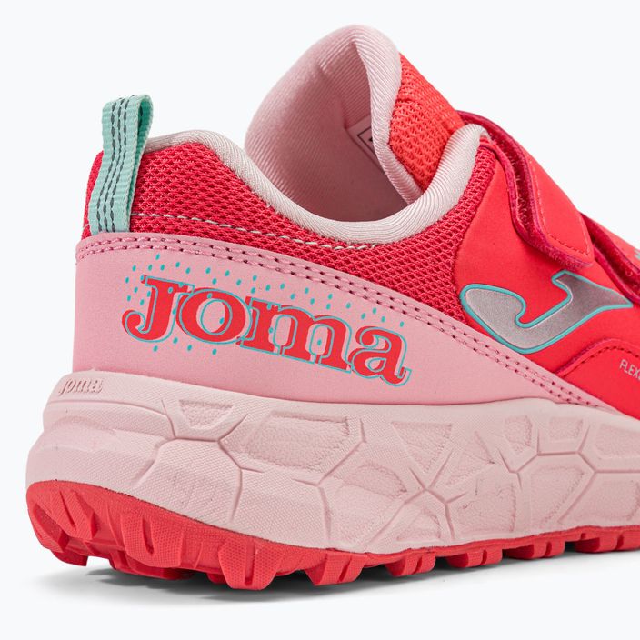Joma J.Adventure 2210 portocaliu-roz pantofi de alergare pentru copii JADVW2210V 9
