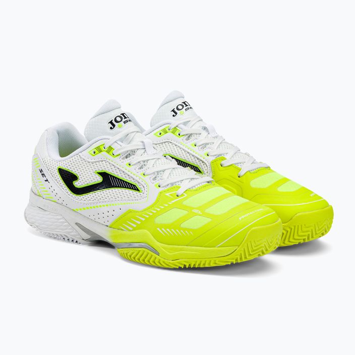 Joma T.Set pantofi de tenis pentru bărbați alb și galben TSETW2209P 4