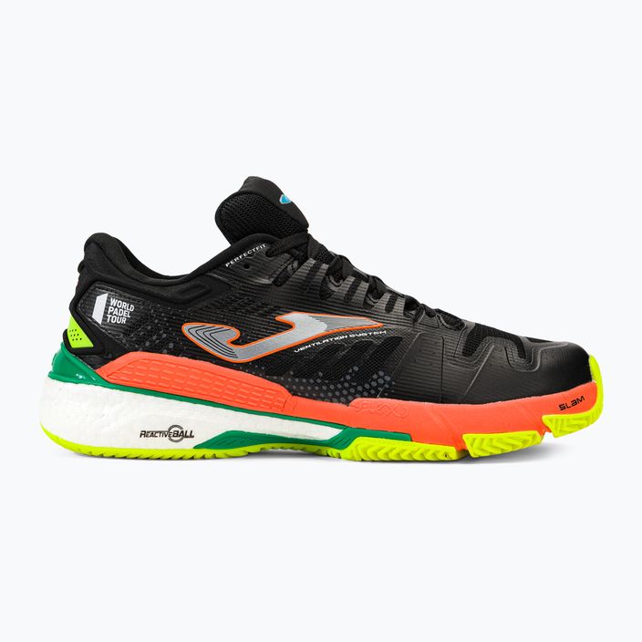 Joma T.Slam 2201 pantofi de tenis pentru bărbați negru și portocaliu TSLAMW2201P 2