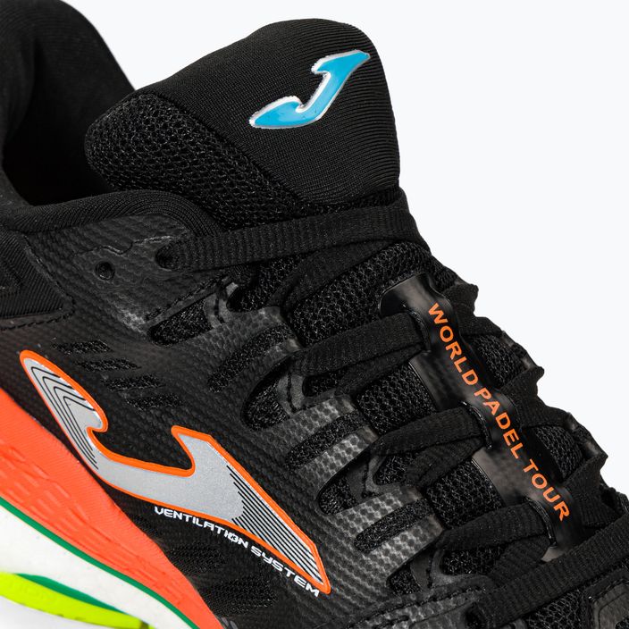 Joma T.Slam 2201 pantofi de tenis pentru bărbați negru și portocaliu TSLAMW2201P 9