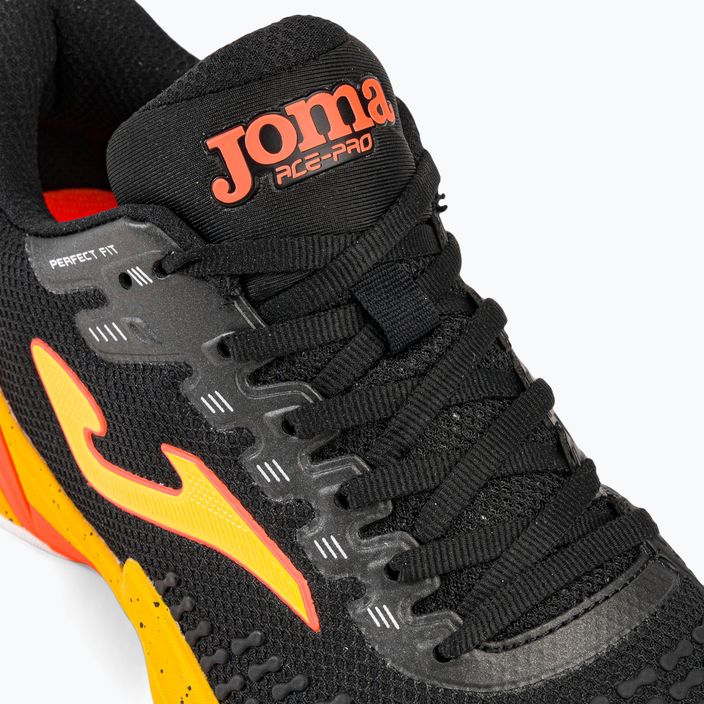Joma T.Ace 2301 pantofi de tenis pentru bărbați negru și portocaliu TACES2301T 8