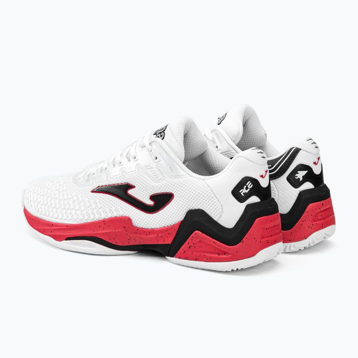 Joma T.Ace 2302, pantofi de tenis pentru bărbați, alb și roșu TACES2302P 3