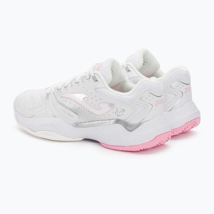 Pantofi de tenis pentru femei Joma T.Master 1000 Padel alb și roz 3