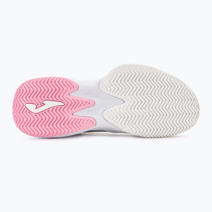 Pantofi de tenis pentru femei Joma T.Master 1000 Padel alb și roz 5