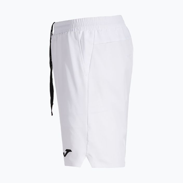 Pantaloni scurți de tenis pentru bărbați Joma Challenge alb 4