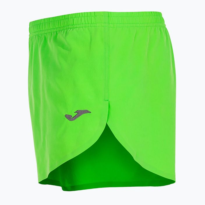 Pantaloni scurți de alergat Joma Olimpia fluor green 4