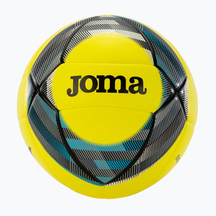 Minge de fotbal Joma Evolution III yellow/black/blue mărime 5