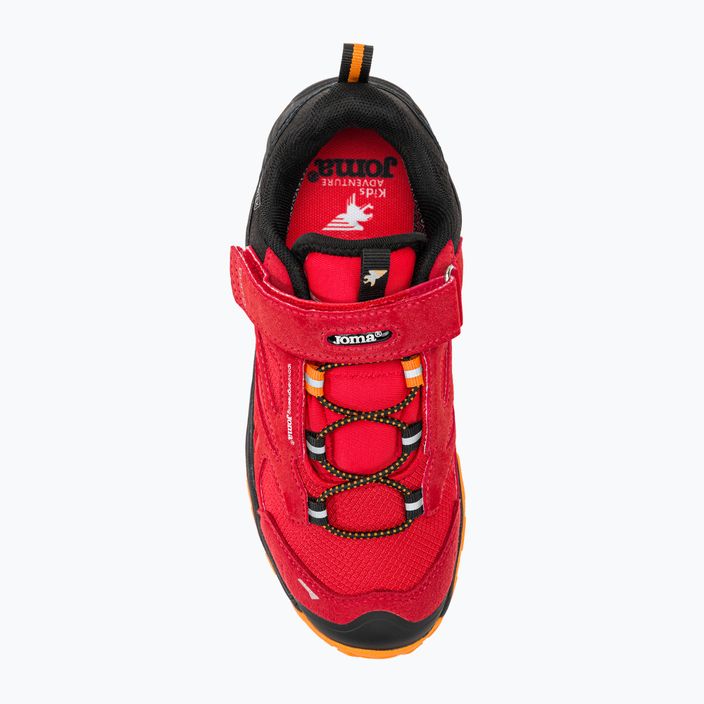 Joma Quito Jr 2306 pantofi de alergare roșii pentru copii 6
