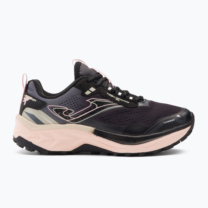Pantofi de alergare pentru femei Joma Tundra negru/roz 2