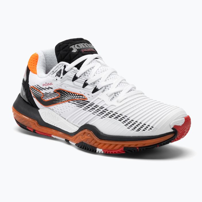 Pantofi de tenis pentru bărbați Joma Point alb/negru/portocaliu