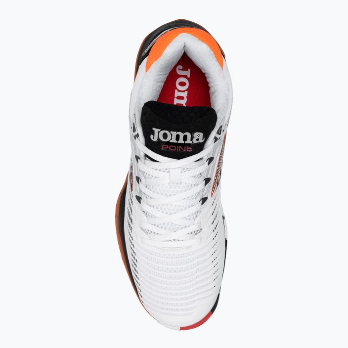 Pantofi de tenis pentru bărbați Joma Point alb/negru/portocaliu 6
