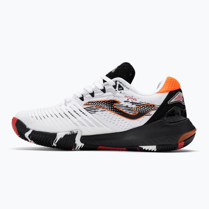 Pantofi de tenis pentru bărbați Joma Point alb/negru/portocaliu 10