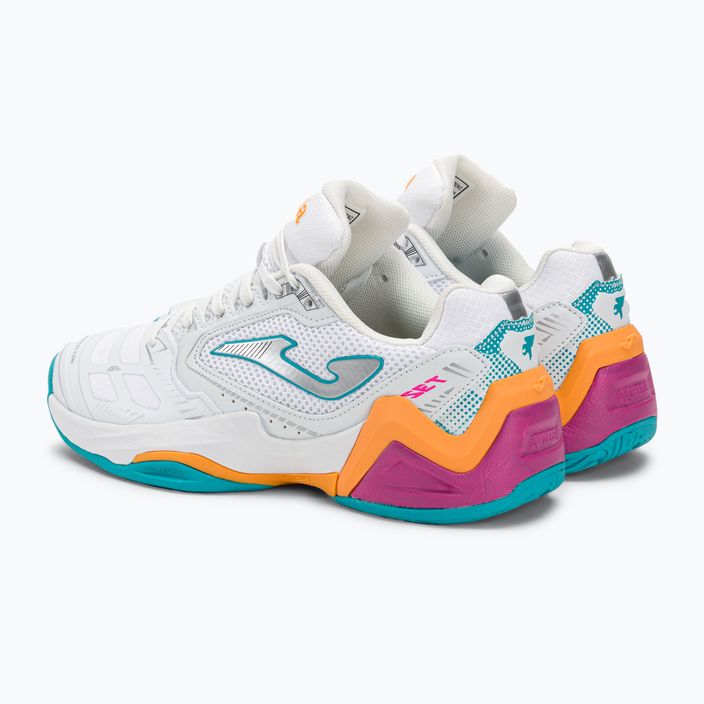Pantofi de tenis pentru femei Joma Set Lady AC alb/portocaliu 3