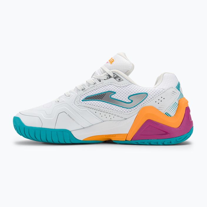 Pantofi de tenis pentru femei Joma Set Lady AC alb/portocaliu 10