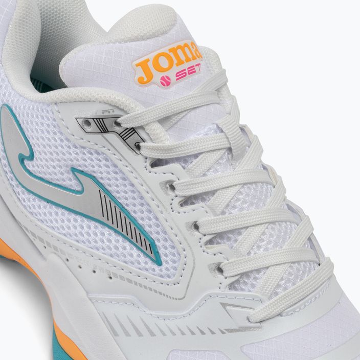 Pantofi de tenis pentru femei Joma Set Lady alb/portocaliu 8