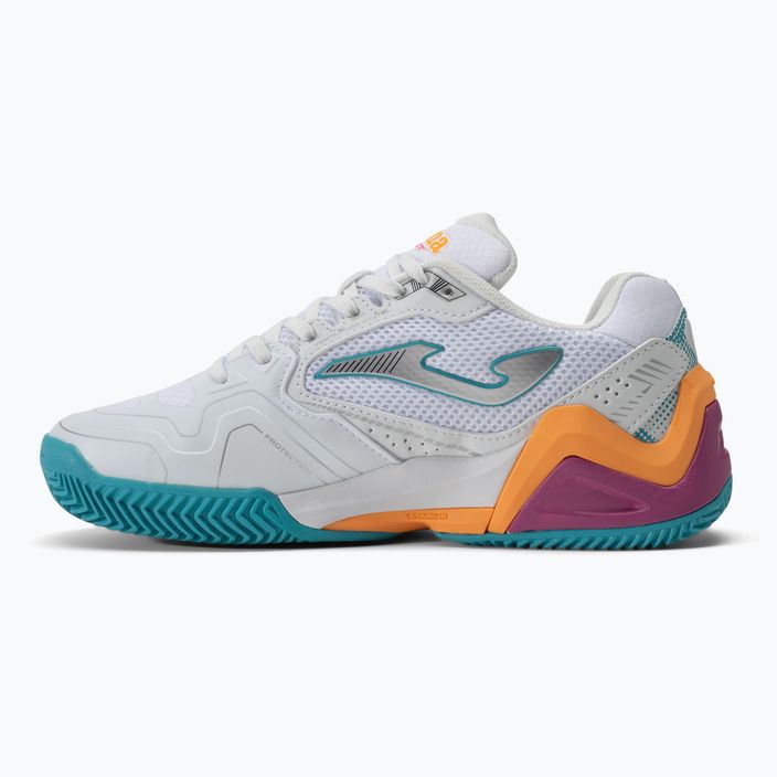 Pantofi de tenis pentru femei Joma Set Lady alb/portocaliu 10