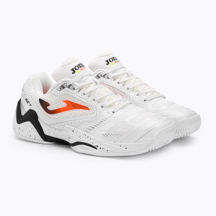 Pantofi de tenis pentru bărbați Joma Set alb/portocaliu/negru 4