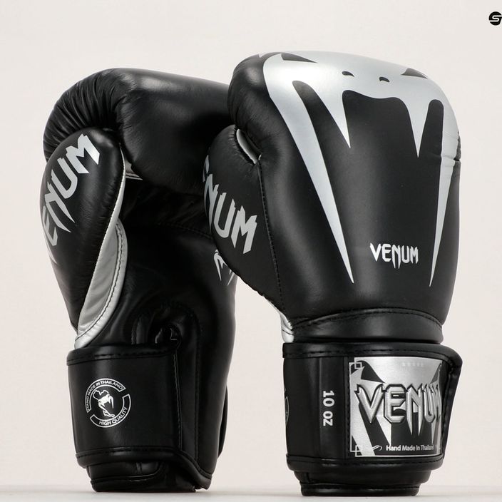 Venum Giant 3.0 negru și argintiu mănuși de box 2055-128 10