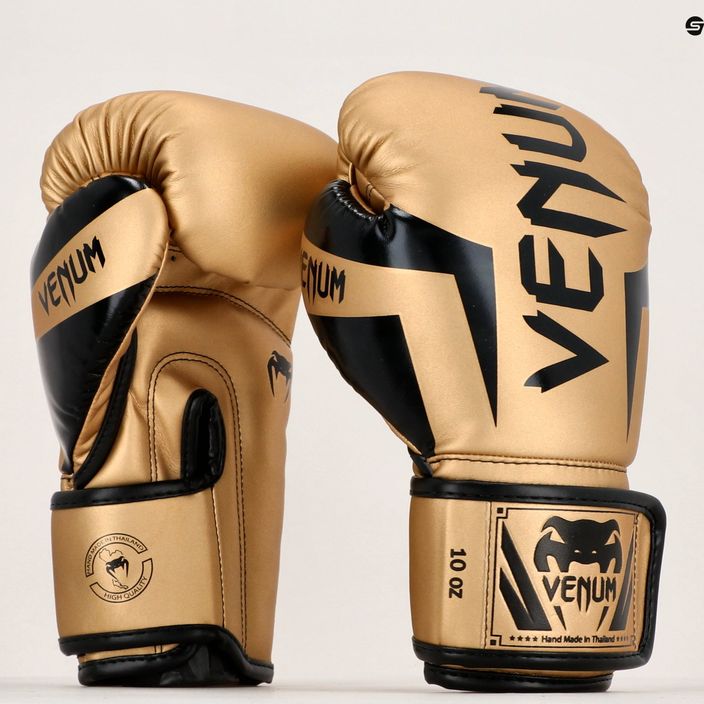 Mănuși de box pentru bărbați Venum Elite aur și negru 1392-449 13
