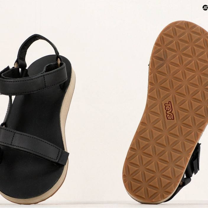 Sandale de drumeție pentru femei Teva Original Universal Leather negru 13