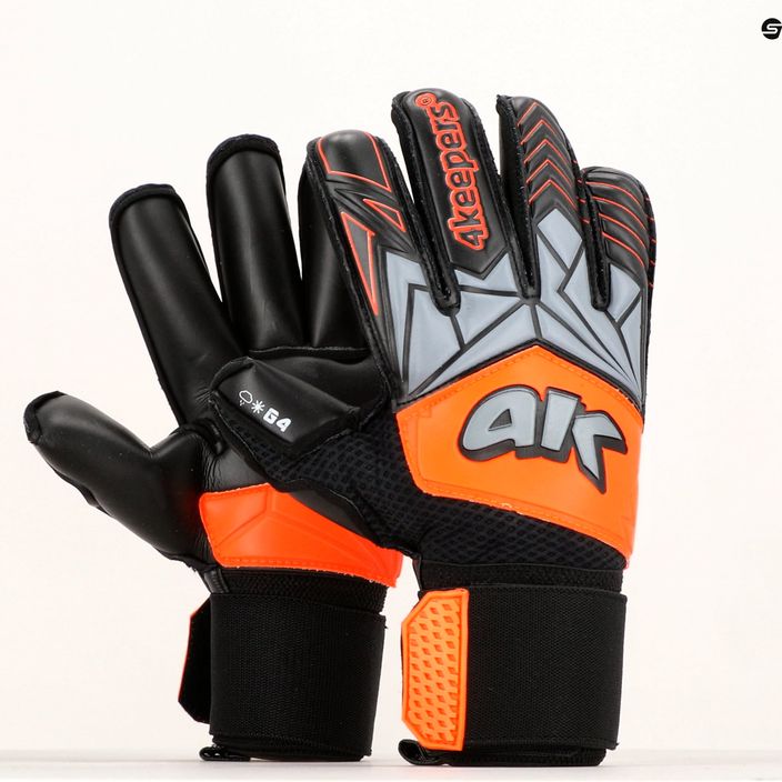 4Keepers Force V3.23 Rf mănuși de portar negru și portocaliu 5