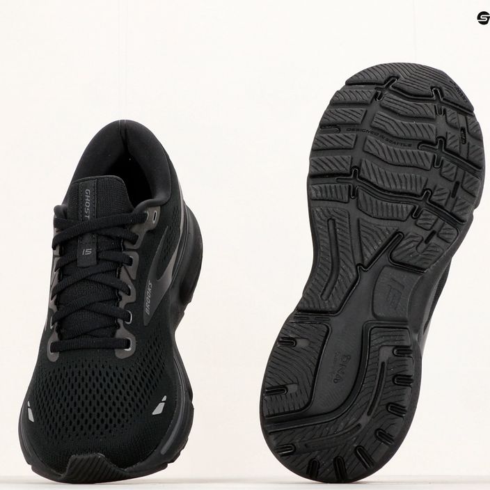 Brooks Ghost 15 pantofi de alergare pentru bărbați negru/blacl/ebony 19