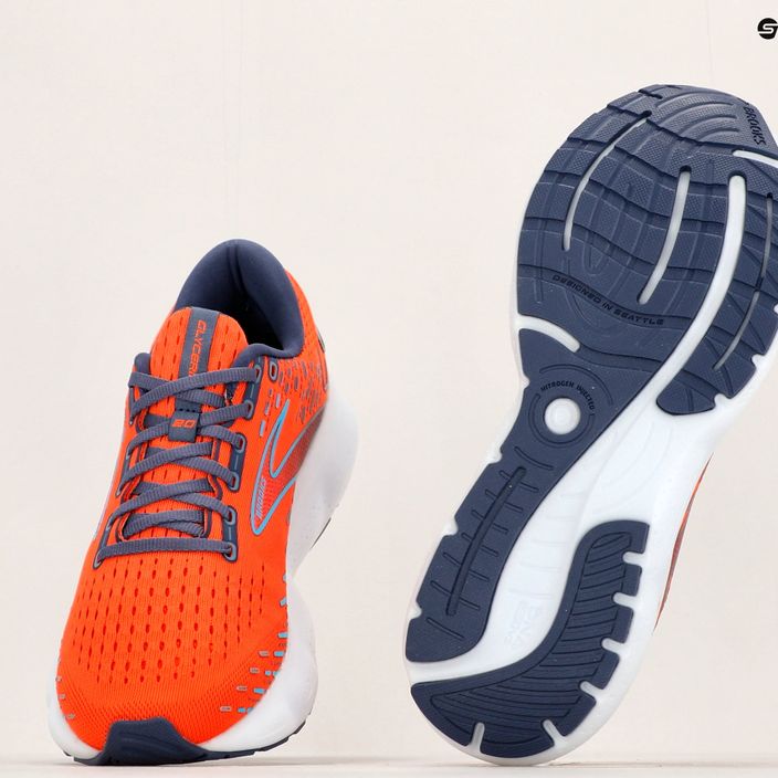 Pantofi de alergare pentru bărbați Brooks Glycerin 20 orange/crown blue/blue 12