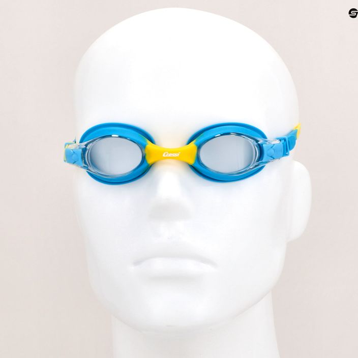 Cressi Dolphin 2.0 ochelari de înot pentru copii albastru și galben USG010210 7