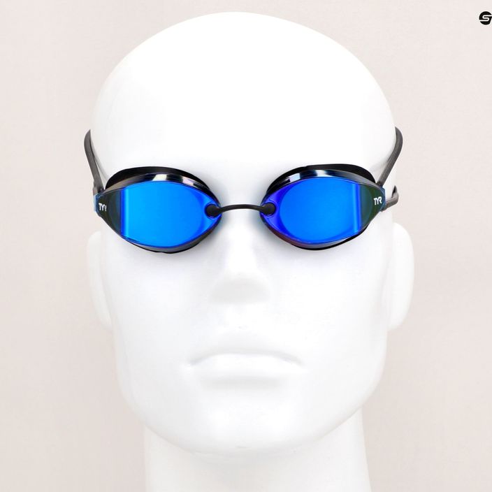 Ochelari de înot TYR Tracer-X Racing Mirrored negru-albaștri LGTRXM_422 9