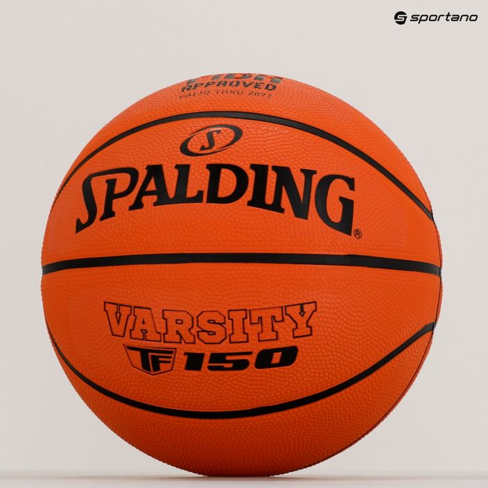 Minge de baschet Spalding TF-150 Varsity Logo FIBA portocaliu 84421Z 5