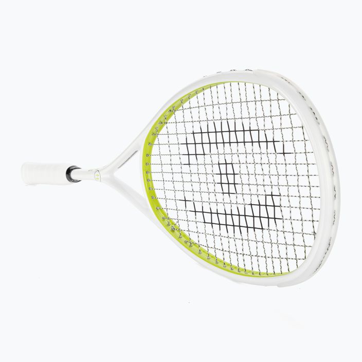 Rachetă de squash Harrow Vapor 115 Raneem El Welily Signature white/lime 2