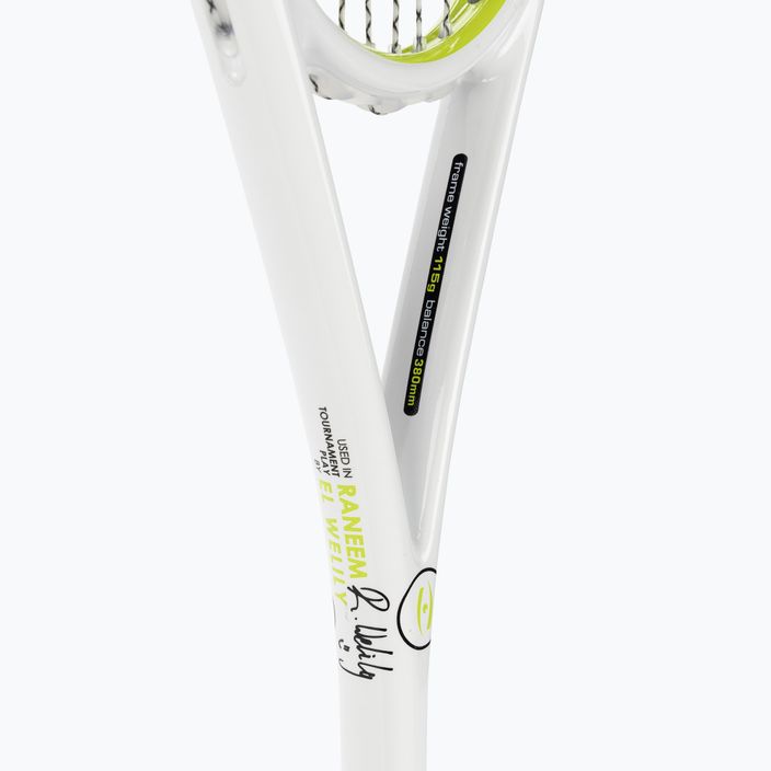 Rachetă de squash Harrow Vapor 115 Raneem El Welily Signature white/lime 4